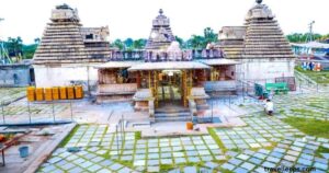 "Chaya Someswara Temple in Telangana showcasing intricate stone carvings and ancient architecture"
