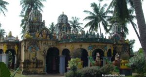 Exclusive view of Kumili Temple in Vizianagaram showcasing detailed architecture and sacred features